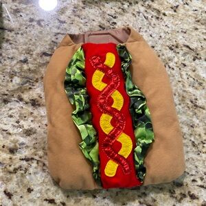 XS Dog Halloween Costume Dress Up Hot Dog